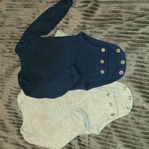 Long-sleeved newborn onsies